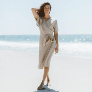 Alternative view of AVALON - Linen Wrap Dress